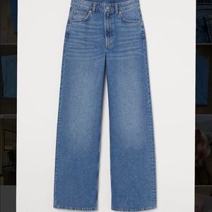 H&M Wide High Jeans